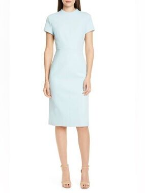 pink linen dress with sleeves Color Linen Dress